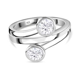 Moissanit Ring, ca. 0,92 ct