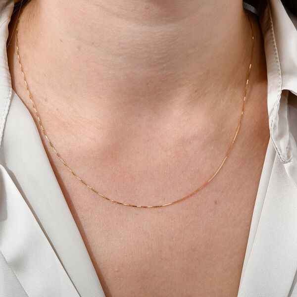 ILIANA Premium Venezianer-Kette, 750 Gold- 1,20g image number 3