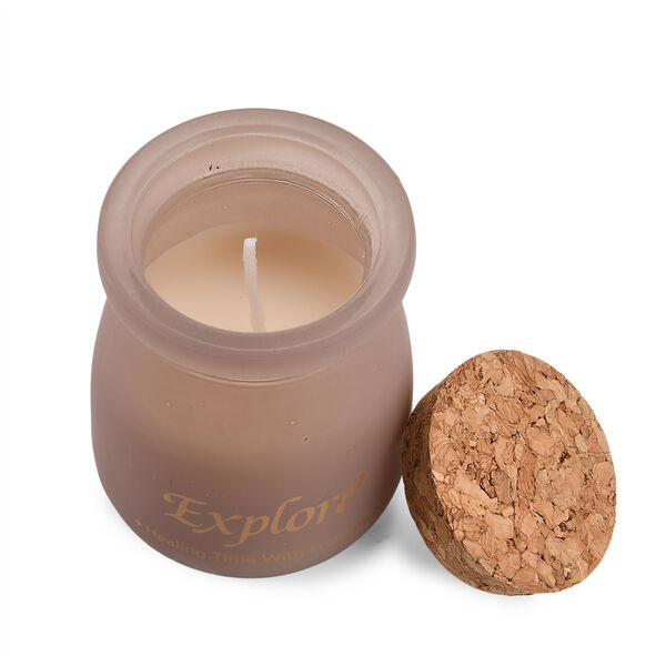 2er Set - Duftkerze 5 x 7 cm und Öl-Diffusor 50 ml mit Stäbchen, Brombeere & Lorbeerblatt image number 5