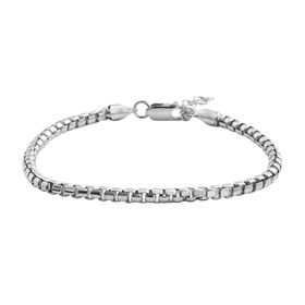 Venezianisches Kettenarmband 19cm in Silber