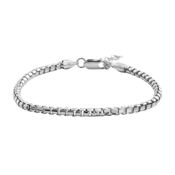 Venezianisches Kettenarmband 19cm in Silber