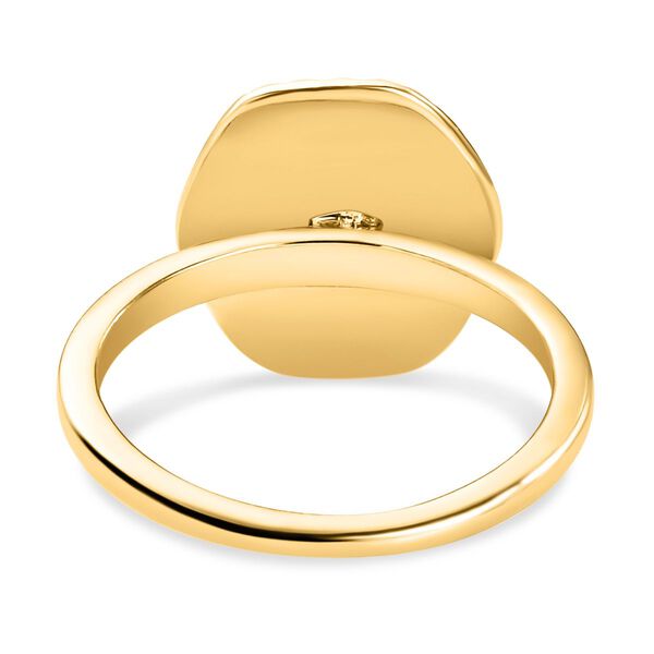 Diamant Ring 925 Silber vergoldet image number 6