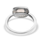 Natürlicher Äthiopischer Opal und Zirkon Halo Ring 925 Silber Platin-Überzug image number 5