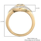 Natürlicher Chromdiopsid und Zirkon Ring 925 Silber vergoldet  ca. 1,32 ct image number 5