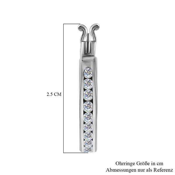 Moissanit Creolen - 0,64 ct. image number 5
