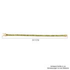 Natürliches Peridot-Armband, 925 Silber vergoldet, 19 cm, 14,68 ct. image number 4