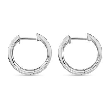 LUXURIANT SI-GH Labor Diamant Creolen, 925 Silber rhodiniert - 0,33 ct.