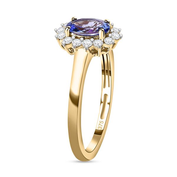 AA Tansanit und Moissanit Ring - 0,95 ct. image number 5