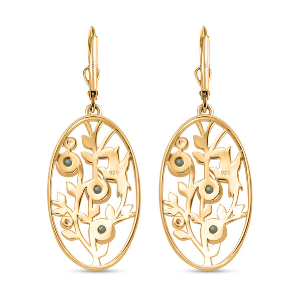 Kagem sambische Smaragd und Zirkon Ohrringe - 0,68 ct. image number 5