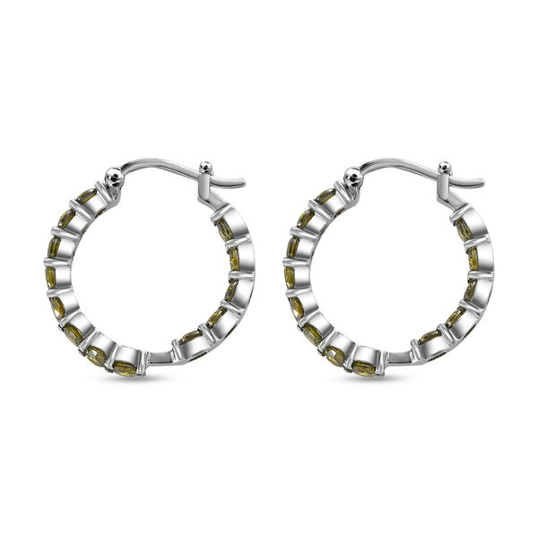 Peridot Zirkonia-Ohrringe, ca. 5.38 ct image number 4