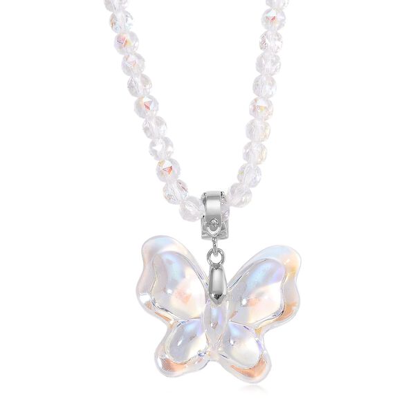 Wei&szlig;er Magie Farbe Kristall Schmuckset image number 5