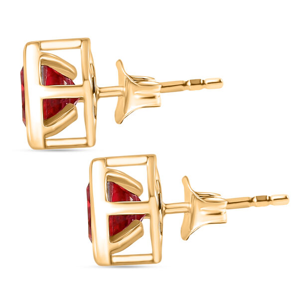 D'Joy Sunset Quarz Triplette Ohrringe 925 Silber 750 Gelb Vergoldet ca. 3.14 ct image number 3