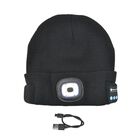 Stilvolle und vielseitige Strickmütze mit Bluetooth und eingebautem LED-Licht, 21x28cm, schwarz image number 0