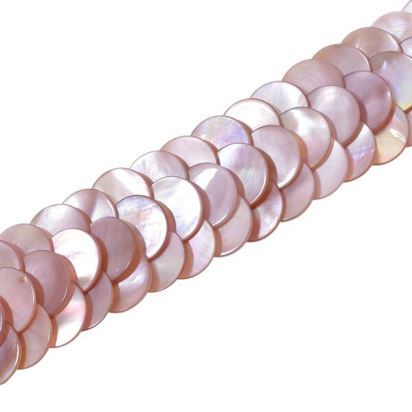 EINAMLIGES ANGEBOT Rosa Perlmutt Kette ca. 40.50 cm image number 4