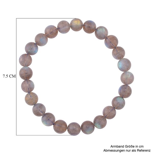 Labradorit Armband, 18 cm, ca. 125,00 ct image number 4