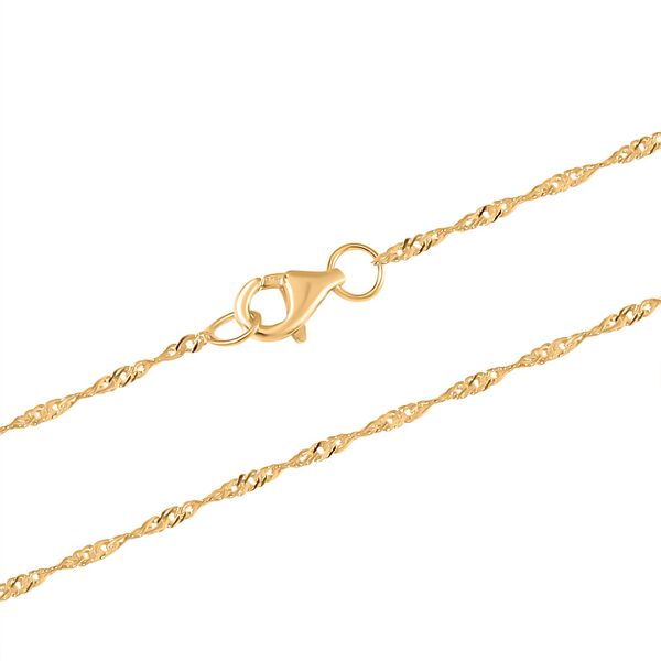 925 Silber vergoldetKette ca. 50 cm image number 4