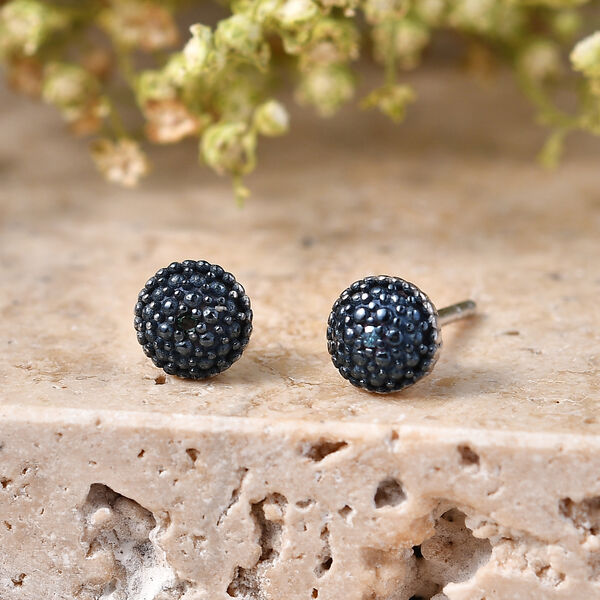 EVER TRUE Blauer Diamant Ohrringe Nickelfreies Messing (10-15 Werktage Lieferzeit) image number 1