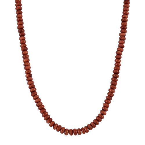 Gold Sandstein Halskette, 45+5cm - 200 ct. image number 0