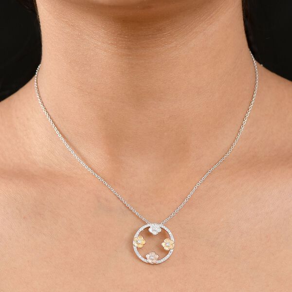 LUXURIANT DIAMOND - Lab Grown Diamant SI-GH Schmuckset 925 Silber rhodiniert ca. 0.25 ct image number 3