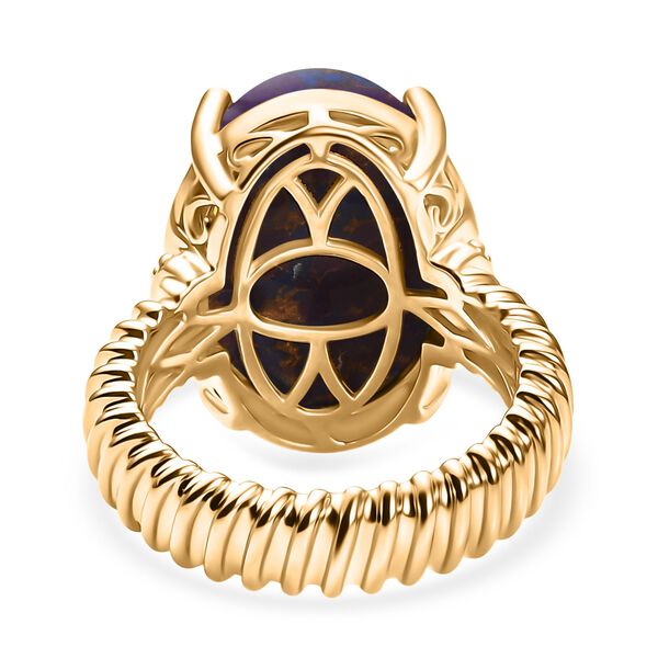 Lila Türkis Ring - 11,53 ct. image number 6