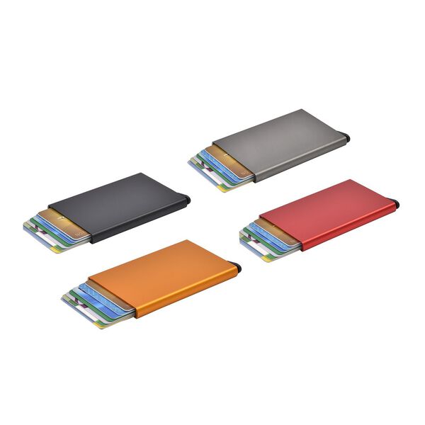 4er Set - Kartenhalter mit RFID-Schutz, warme Töne image number 8