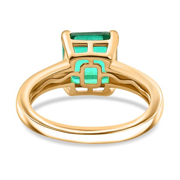 Pfau Triplett Quarz Ring, 925 Silber 750 Gelbgold Vermeil - 3,05 ct image number 6