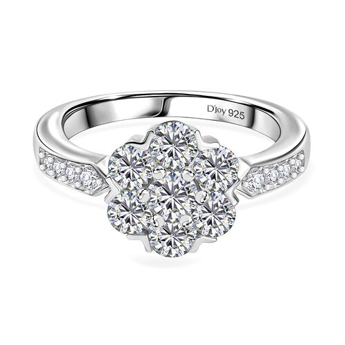 D'Joy Moissanit Ring, 925 Silber rhodiniert - 1,28 ct. image number 0
