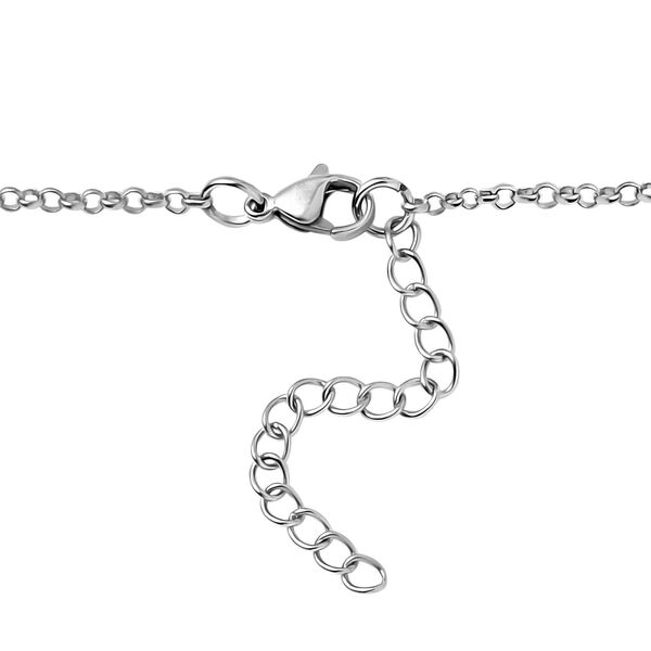 Schwarze Spinell Halskette, 45 cm  20 ct. image number 4