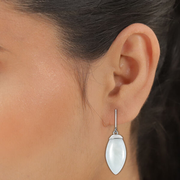 Aquamarin Ohrringe 925 Silber rhodiniert ca. 51,00 ct image number 3