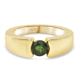 Natürlicher Chromdiopsid-Ring
