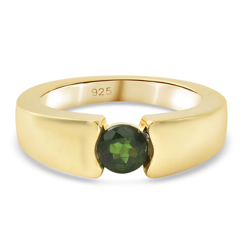 Natürlicher Chromdiopsid-Ring image number 0
