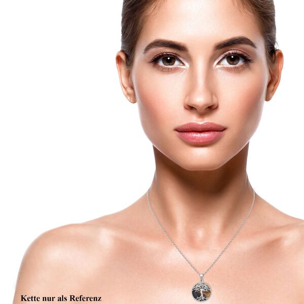 Gelbes Tigerauge Schmuckset Reiner Edelstahl und Legierung ca. 2.00 ct image number 1