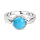 D joy Sleeping Beauty Türkis Ring 925 Silber rhodiniert (Größe 21.00) ca. 1.78 ct