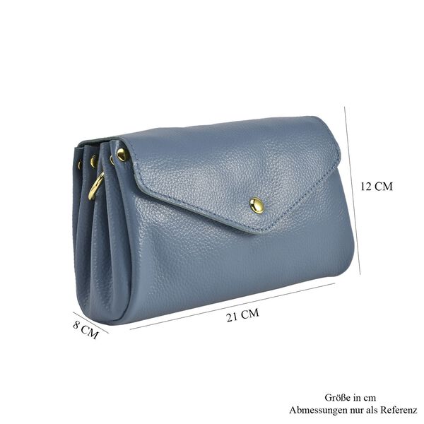 Crossbody Echtleder Handtasche, Schwarz image number 6