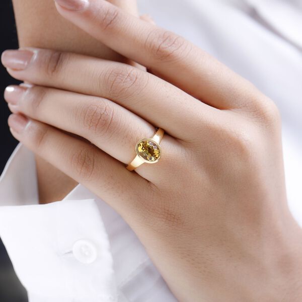 AA Premium brasilianischer Heliodor-Ring - 1,61 ct. image number 2