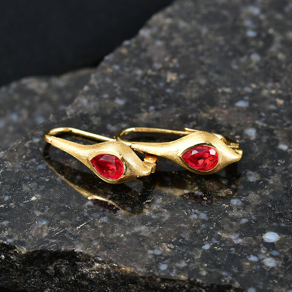 D'Joy Sunset Triplett Quarz Ohrringe - 1,85 ct. image number 1