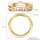 Lustro Stella - Weißer Zirkonia-Ring, 925 Silber Vergoldet  ca. 0,54 ct image number 4