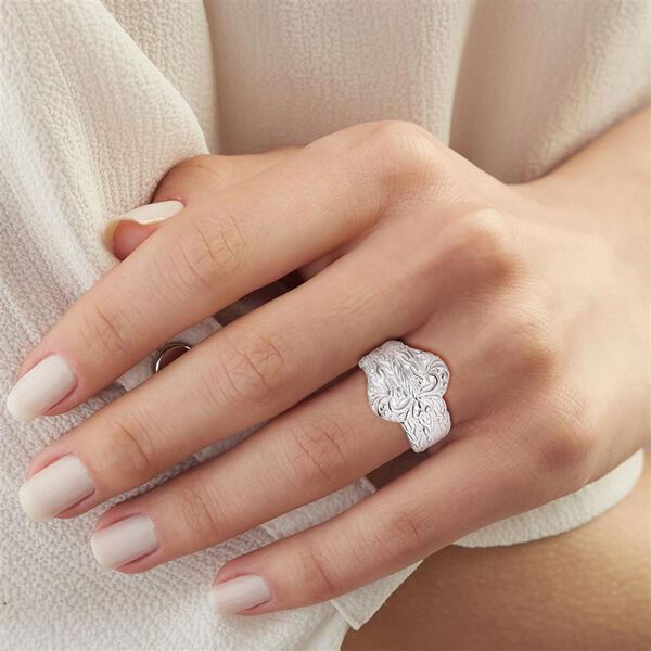Royal Bali - D Joy 925 Silber Ring (Größe 21.00) ca. 6,38g image number 2