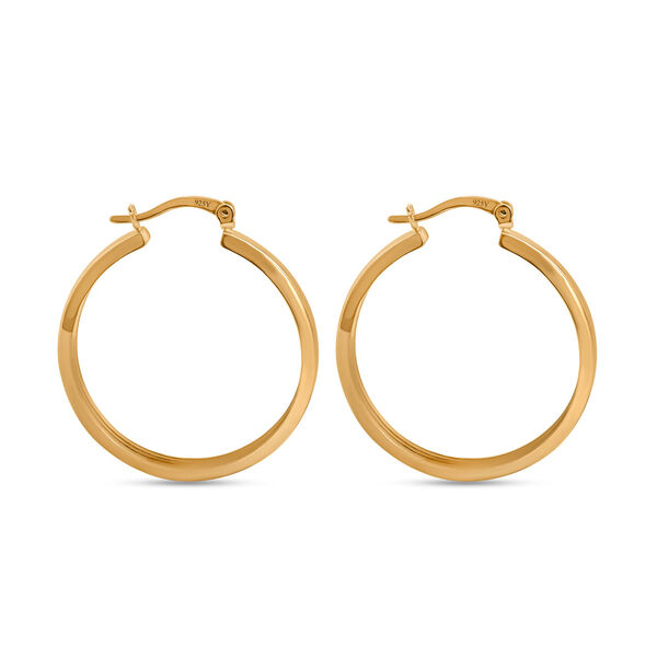 Creolen in 925 Silber vergoldet image number 2