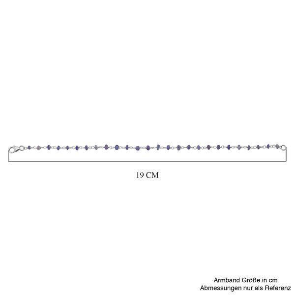 Tansanit Armband ca. 19 cm 925 Silber ca. 6,00 ct. image number 4