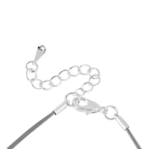 2er Set - Wei&szlig;e S&uuml;&szlig;wasser Perle, Wei&szlig;er Zirkonia Ohrringe und Halskette Schmuckset, Messing image number 5