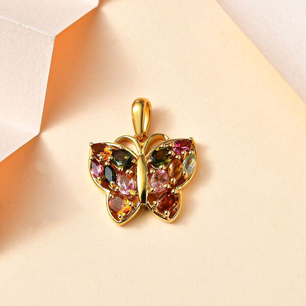 AA Multi-Turmalin Anhänger - 1,58 ct. image number 2