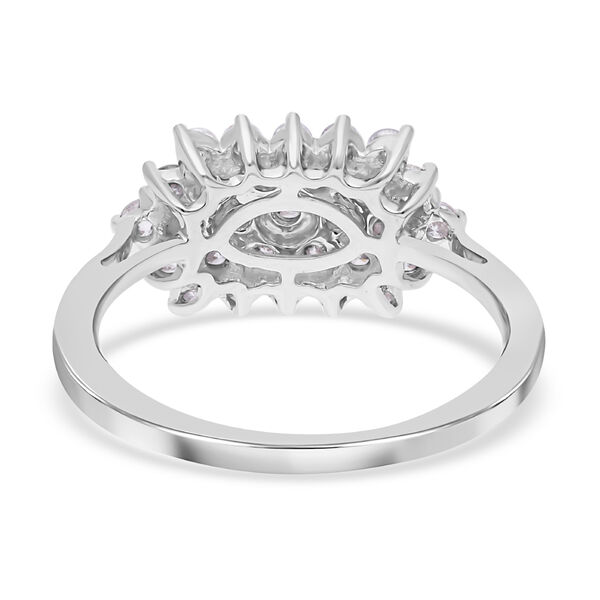 SGL zertifizierter I1 GH Diamant-Ring  in 585 Wei&szlig;gold- 1 ct. image number 7