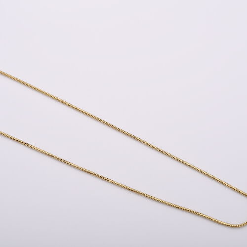 Italienische Schlangen-Kette, ca. 50 cm, 925 Silber vergoldet image number 0