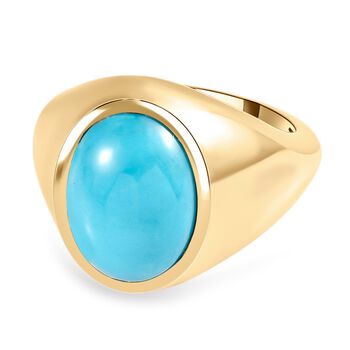 Amerikanischer, nat&uuml;rlicher Sleeping Beauty T&uuml;rkis-Ring - 5,26 ct.