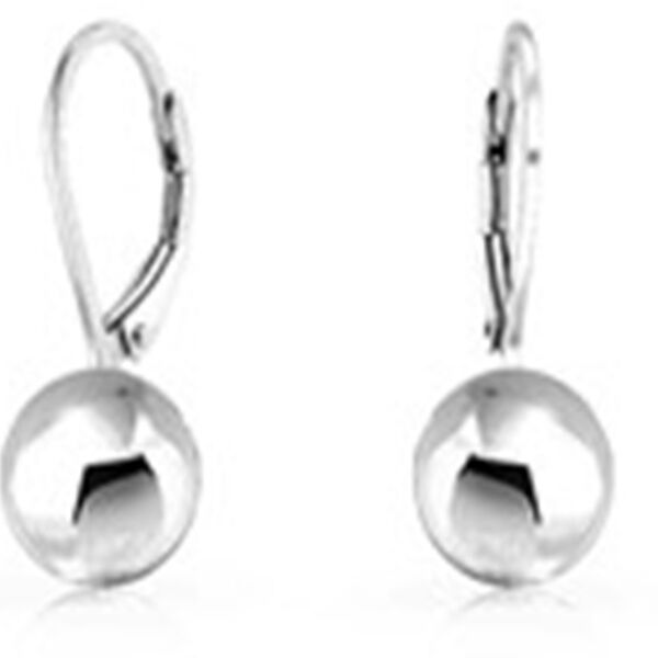 Kugel Tropfen Ohrh&auml;nger 925 Silber&nbsp;