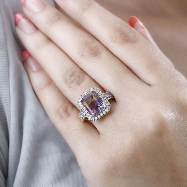 AAA Ametrin und Zirkon Ring - 5,73 ct. image number 3