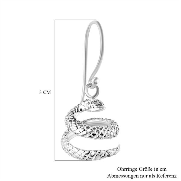 Royal Bali Kollektion- Schlangen Ohrringe image number 5