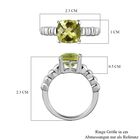 AAA Ouro Verde-Quarz-Ring - 2,10 ct. image number 6