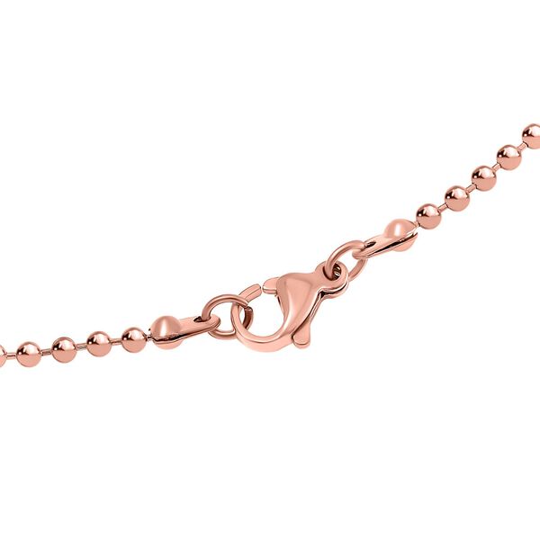 3er-Set - Kugelkette 40 cm, Gliederkette 45 cm und Ankerkette 55 cm, Roségoldton image number 5